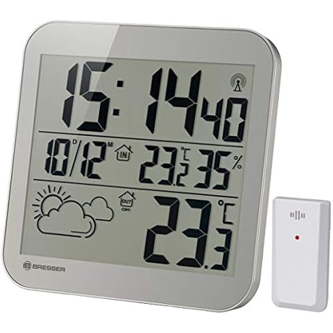 Reloj de Pared Bresser MyTime con Sensor Exterior Cover