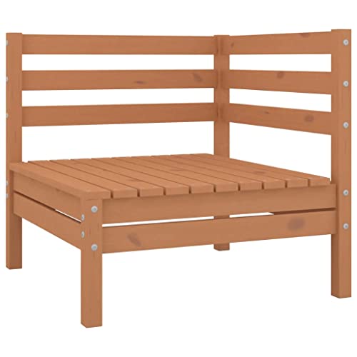 Vidaxl Solid Wood Pine Patio 2-Seater Sofa Garden Outdoor Lawn Yard Terrace Balcony Wooden Seat Seating Sectional Middle Sofa Furniture White #TOP7