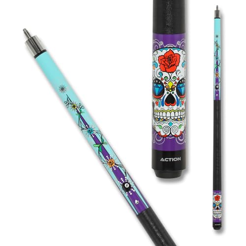 Taco de billar Action Calavera Diamond Eyes 20oz miniatura 2