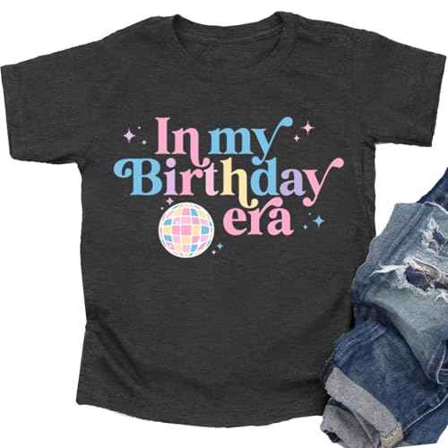 Birthday Girl Shirt 2nd 3rd 4th 5th 6th 7th Girls Birthday Party Outfit Cotton Short Sleeve Tees2