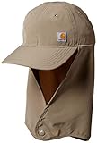 Carhartt Unisex-Adult Force Extremes Angler Neck Shade Baseball Cap, Desert, L/XL