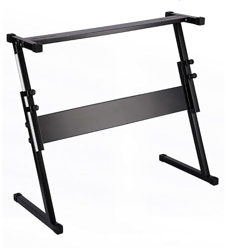 Z-shaped Keyboard Stand for 61/88-key Digital Pianos