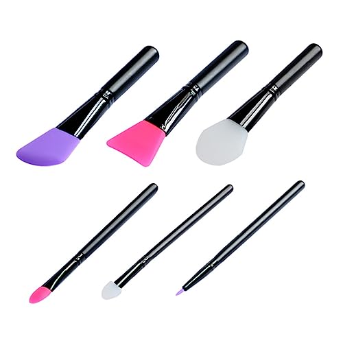 Healeved 6個シリコン製フェイス ブラシ 点 ケア用 ボディ適用ツール 敏感肌