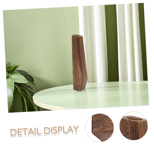 Support décoratif pour plantes intérieur avec pot bois étanche