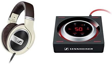 Sennheiser HD 599 Cuffia Aperta, Circumaurale, Avorio + Sennheiser GSX 1200  Amplificatore Audio Gaming, Nero/Rosso : Amazon.it: Elettronica