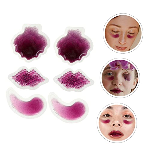 NOLITOY 12 Peças Pacote De Gelo Em Gel De Beleza Contas Reutilizáveis ​​Sob Os Olhos Almofada De Gel