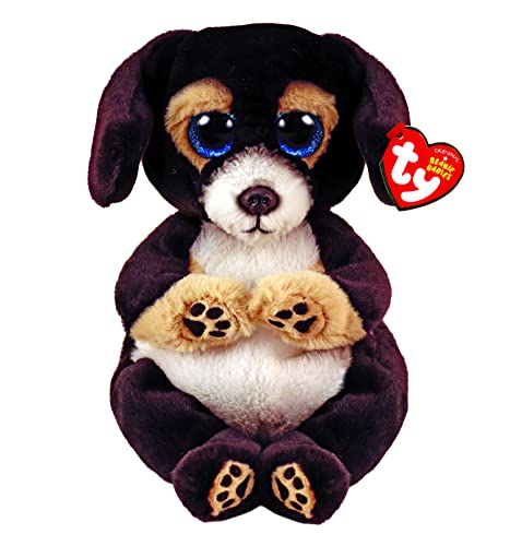 Ty Beanie Boos Baby Schwarzer Hund Ranger - 15 cm, 2009301, Braun/Schwarz