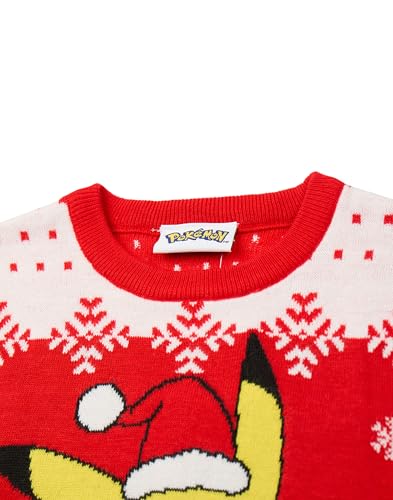 Regalo de mercancía de temporada Pokémon y jersey cálido de punto para niños 4