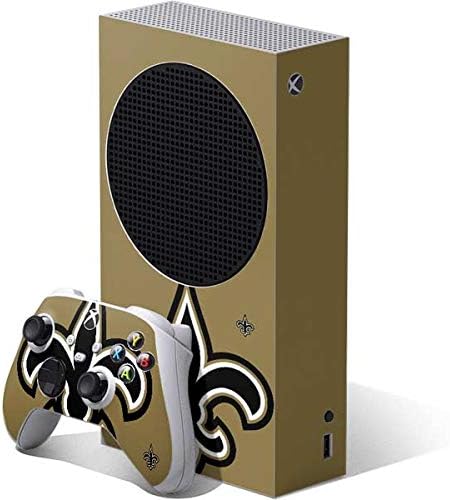 Skinit Decal Gaming Skin Compatible with Xbox Series S Bundle - Officially Licensed NFL New Orleans Saints Large Logo Design