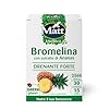 Matt, Bromelina Forte Drenante, Integratore Alimentare con Estratto di Ananas per il Drenaggio dei Liquidi, Alleviare la Pesantezza delle Gambe e Contrastare la Cellulite, 30 Compresse