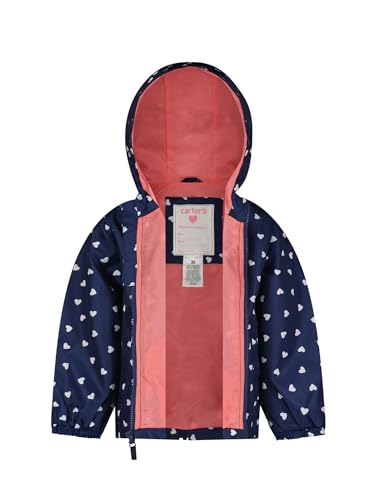 Carter's Girls Lightweight Jacket, Warm, Hooded, Water-Resistant Coat2