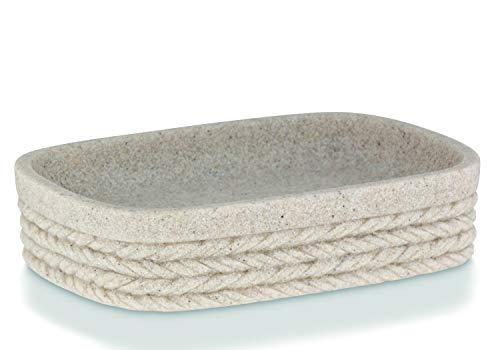 Kela Badezimmer 24135 Seifenblock, Poly, Taupe
