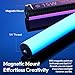ULANZI B15RGB Magnetic RGB Light Wand - Handheld LED Video Light Stick with Diffuser, 3300mAh 1800-9000K 20 Effect Dimmable Camera Tube Light for Video Recording Studio Photography TikTok YouTube Vlog