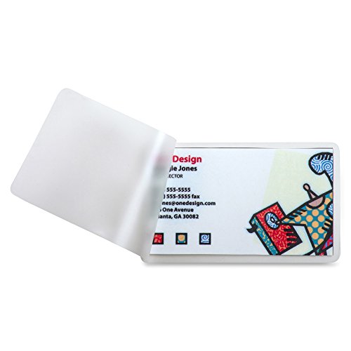 Business Source 5 Mil Business Card Laminating Pouches (20861) #TOP1