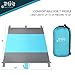 3HEH3 Beach Blanket Sand Proof Extra Large Oversized 10'X 9'for 7 Adults Beach Mat Best Sand Proof Picnic Mat for TravelCamping Hiking - Durable Tarp with 4 Stakes & 6 Corner Pockets