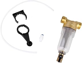 YARNOW Filter Strainer Reusable Prefilter Down Filter Backwash Hose Faucet Hose Whole House Water Filters Water Sediment Filter Faucet Front Filter Water Purifier Household Water Purifier