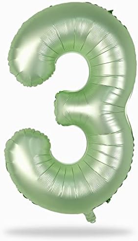 Gradient Blue Pink Number Balloons, 40" Large Rainbow Number 6 Foil Mylar Helium Balloons for Girls Women, Colorful Starry Self Inflating Number Balloons 0-9 for Birthday Party Celebration Decoration