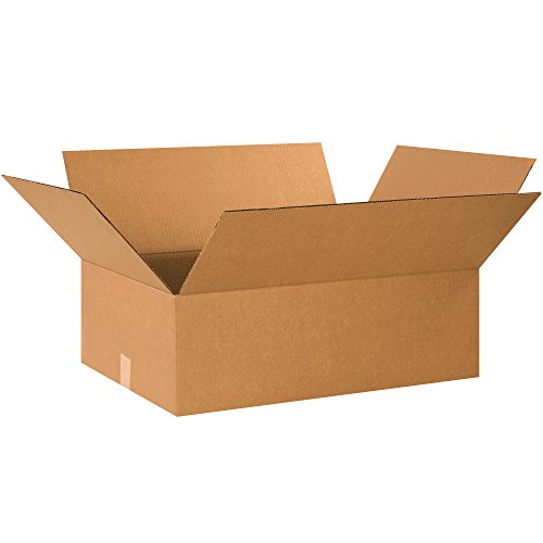 Image of SHIP NOW SUPPLY 24x18x8 Corrugated Boxes, Large, 24L x 18W x 8H, Pack of 20 | Shipping, Packaging, Moving, Storage Box for Home or Business, Strong Wholesale Bulk Boxes