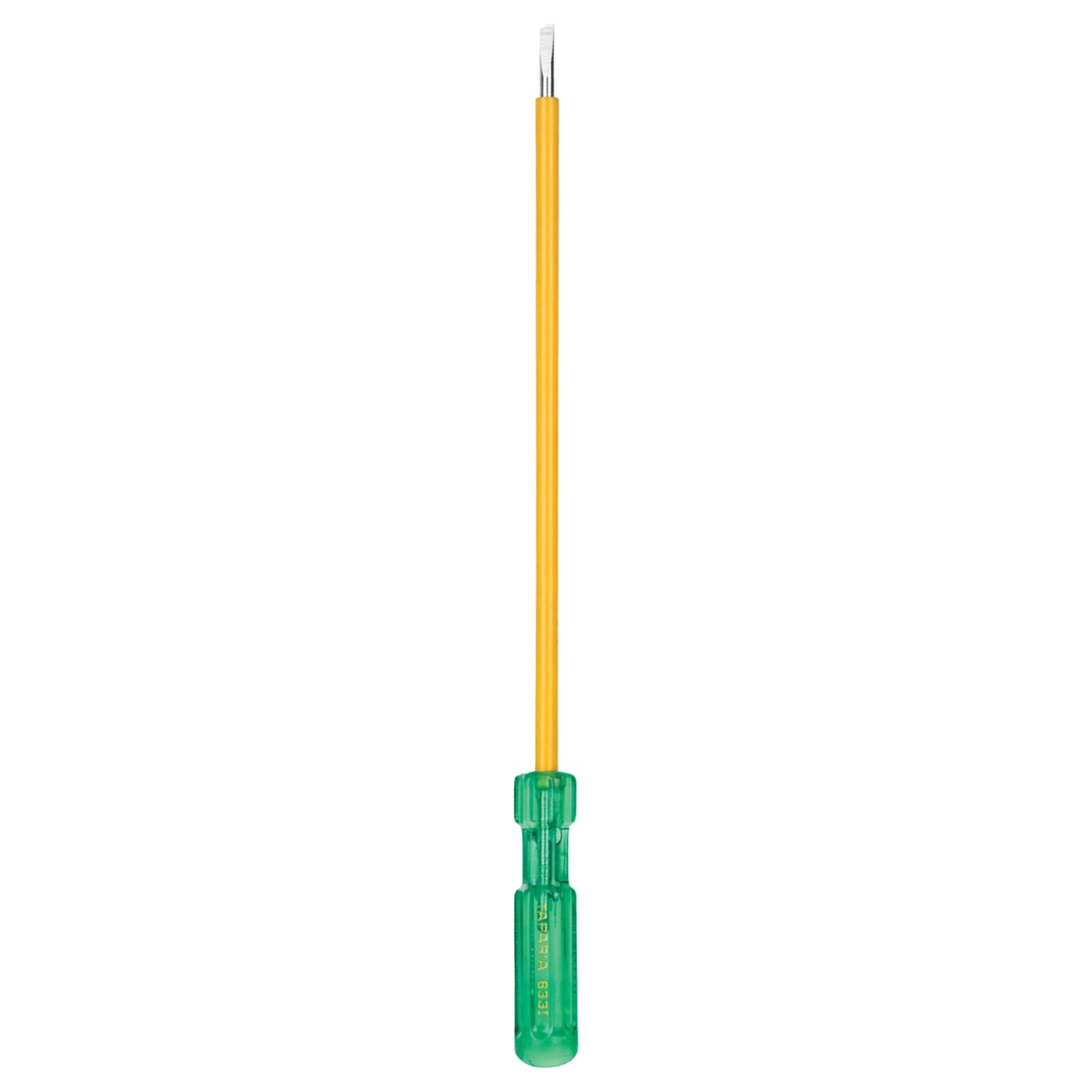 833 I Steel (4.0 x 0.6mm) Insulated Screw Driver (Green and Yellow)