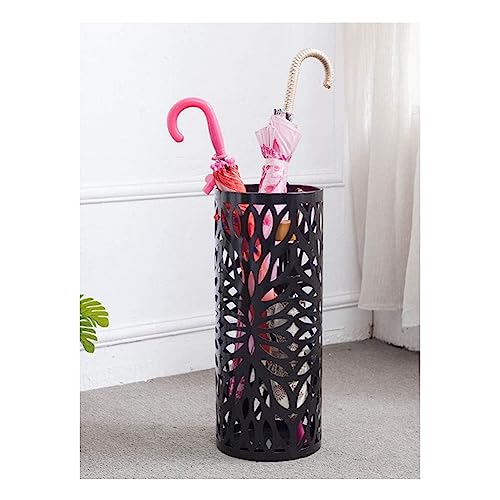 Porte-parapluies multifonctionnel noir pour rangement maison - 6