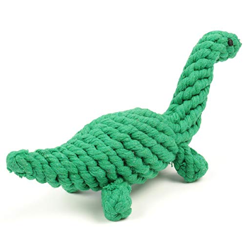 ViLLCASE Brinquedo de mastigar de corda de algodão para cães para limpeza de dentes, treino de mordi