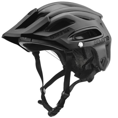 Seven iDP Casque M2 Boa-Noir-M/L (55-59cm) Casco, Unisex Adulto, Negro, Large