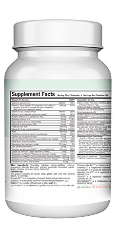 Mens Multivitamin 50 Plus – Daily Multivitamin for Men Over 50 with Vitamin B12, A, D, C, Zinc, Magnesium & More – Energy, Immune & Heart Support Mens Multi Vitamins - Non-GMO – 60 Capsules