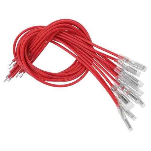 Ciieeo 10Pcs Spade Connectors with Sleeve Quick Splice Wire Connectors for Automotive Wiring Crimp Terminals for Reliable Electrical Connections