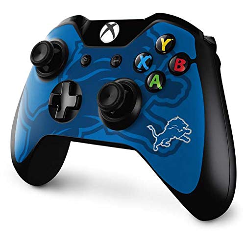 Skinit Decal Gaming Skin Compatible with Xbox One Controller - Officially Licensed NFL Detroit Lions Double Vision Design
