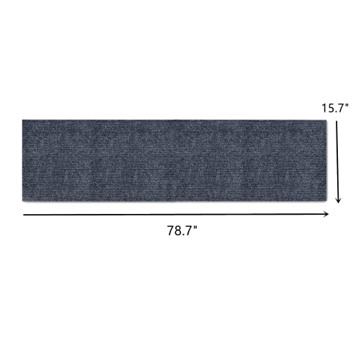 SHENGOCASE 78.7"x15.8" Trimmable Self-Adhesive Carpet Mat Pad Replacement for Cat Tree Shelf Shelves, Cat Wall Furniture Steps, Cat Carpet Scratching Post Scratcher Couch Protector - Thumbnail 7