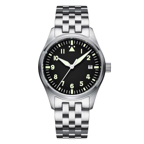 ADDIESDIVE Reloj automático para hombre, resistente al agua, 200 metros, movimiento 8215 Vintage C3 SuperLuminous analógico reloj AD2519