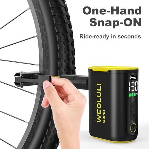 WEOLULI Electric Bike Pump 130 PSI
