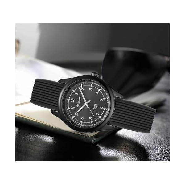 Waterproof Nurse Watch for Women,Silicone Band Nursing Analog Watches with Second Hand,Easy Read Dial - Image 3