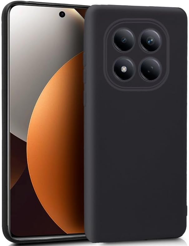 Cool Silicone Case for Xiaomi Redmi Note 15 Pro 5G (Black)