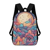 sinyumoney Colorful Fantasy World Zaini Casual Per Bambini, Borse...