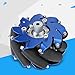 4in Mecanum Wheel Left Aluminum with TPU Rubber Rollers Industrial Robot Accessories Left Mecanum Wheel Industrial Robot Parts