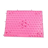 Sharplace Alfombrilla sensorial para masaje de pies, tapete de suelo, almohadilla sensorial para estar de pie, baldosa para entrenamiento físico, Rosa