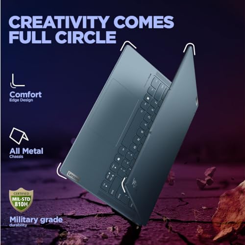 Lenovo Yoga 7 Intel Evo Core Ultra 5 125H Built in-AI 14"(35.5cm) WUXGA OLED 400Nits 2-in-1 Laptop (16GB/512GB SSD/Win 11/MSO 21/100% DCI-P3/3 Mon.... - Image 6