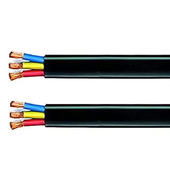 CRI 2.5 sq.mm Copper 3 Core Flat Cable for Submersible Pumps (90mtr)