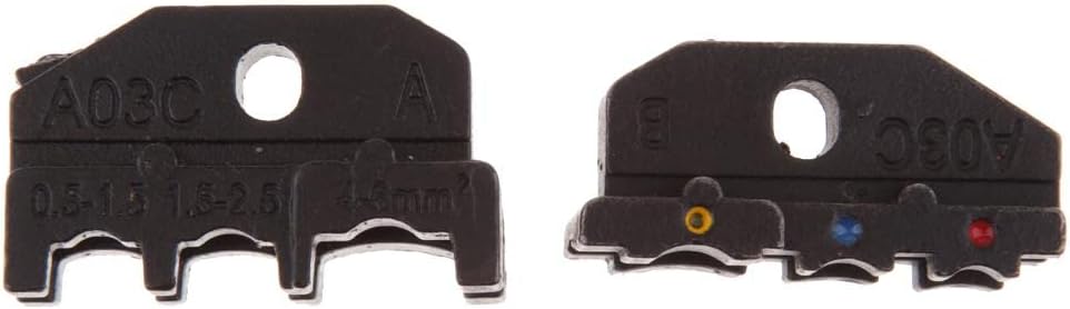 The Style Sutra® Interchangeable Die Set Pliers Attachment Jaws for Crimping Tools A03C