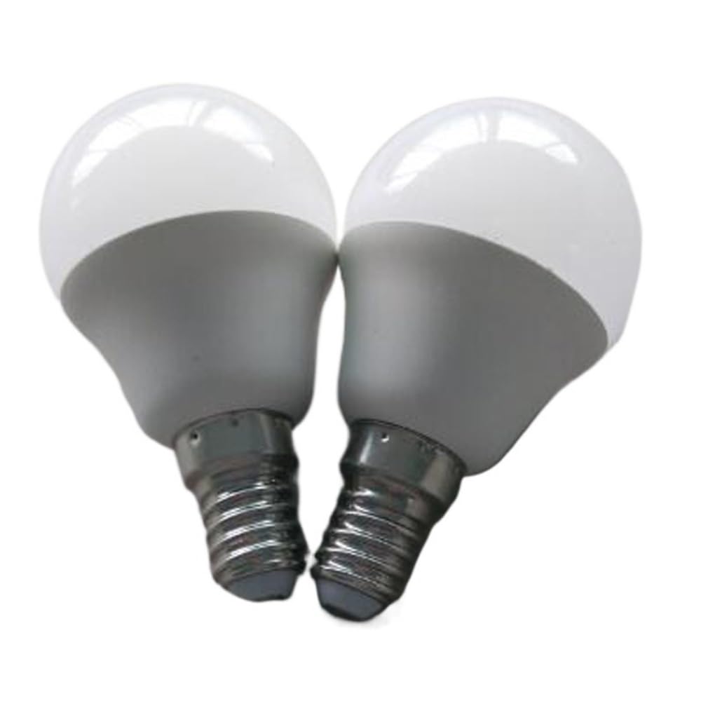 Fengyan Ampoules domestiques 10 pièces/lot DC12V E14/E27/B22 G45 ampoules LED plastique + aluminium 5W 12V ampoule DC basse tension marché nocturne lampe Lampe d'éclairage domestique ( Couleur : Warm