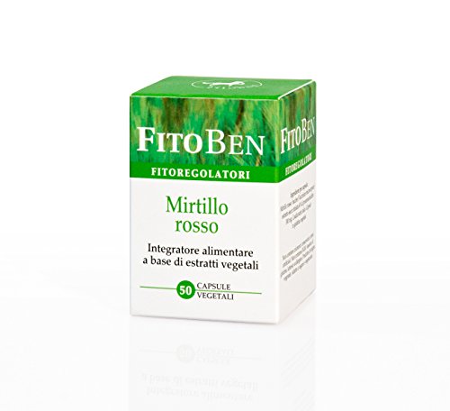 Mirtillo rosso (Cranberry) Integratore naturale per benessere delle vie urinarie. 50 cps vegetali