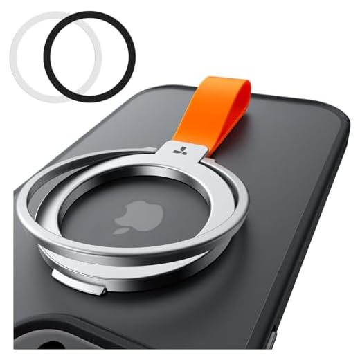 TORRAS 2024 Upgrade Magnetic Phone Grip Holder Kickstand, Compatible with PopSockets MagSafe Ring Removable, for iPhone 15,14, 13, 12 11 Pro/Max/Plus/Mini,Samsung Galaxy, Google (Silver), Ostand Ring