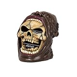 Figuras de calavera del tío Sam, estatuas de esculturas de cabeza de esqueleto, decoración de terror de Halloween para bar, hogar, mesa, decoración de fiesta