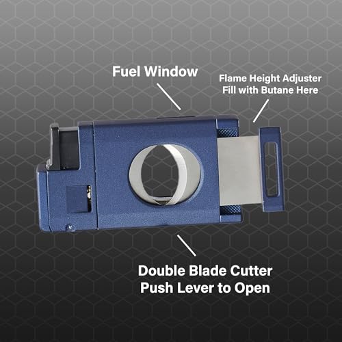 Encendedor triple antorcha Visol con cortador integrado miniatura 4