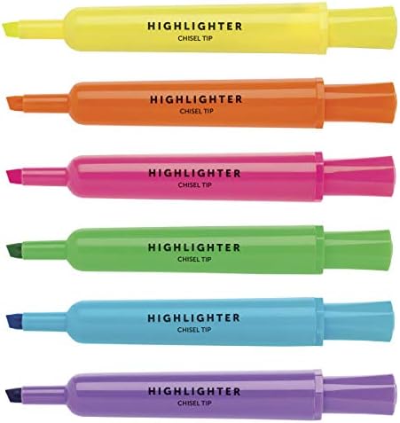 Office Depot® - Highlighters - Chisel-Tip Highlighter - Assorted - PK of 36