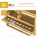 Zefvkip 2 Levels Outdoor Rabbit Hutch with Openable Top, 59