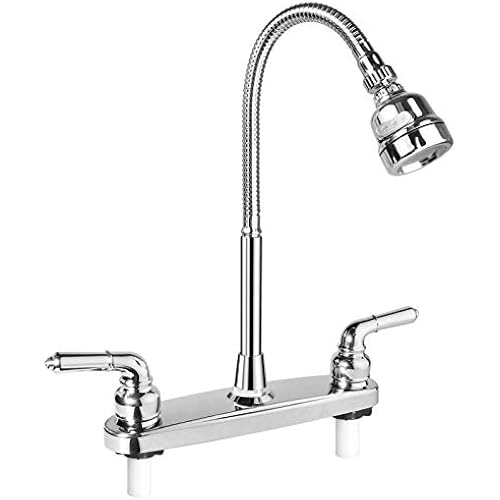RV Kitchen Faucet,Camper RV Sink Faucets Kitchen Replacement,8 inch 2 Hole