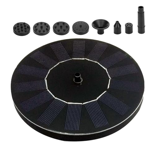 LIFKOME ソーラー噴水ポンプ 浮遊式太陽光駆動噴水 小型池用ガーデンバードバス向け屋外装飾 エコフレンドリー水循環装置