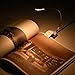 Irfora USB Reable 8 LEDs Book Clip On Reading LED Lamp Eye ion Night 3 Color Temperature Stepless Dimming with Memory Function Great Gift for Children Students Book rs